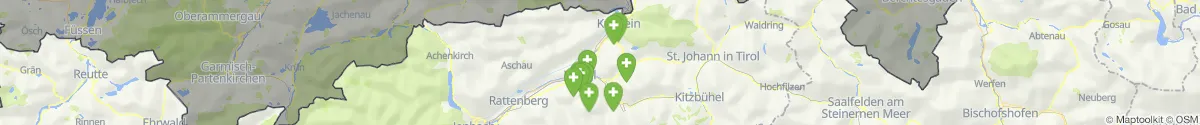 Kartenansicht für Apotheken-Notdienste in der Nähe von Bad Häring (Kufstein, Tirol)